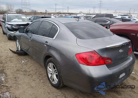 2012 Infiniti G37X z USA, uszkodzony, nr VIN JN1CV6AR1CM676827